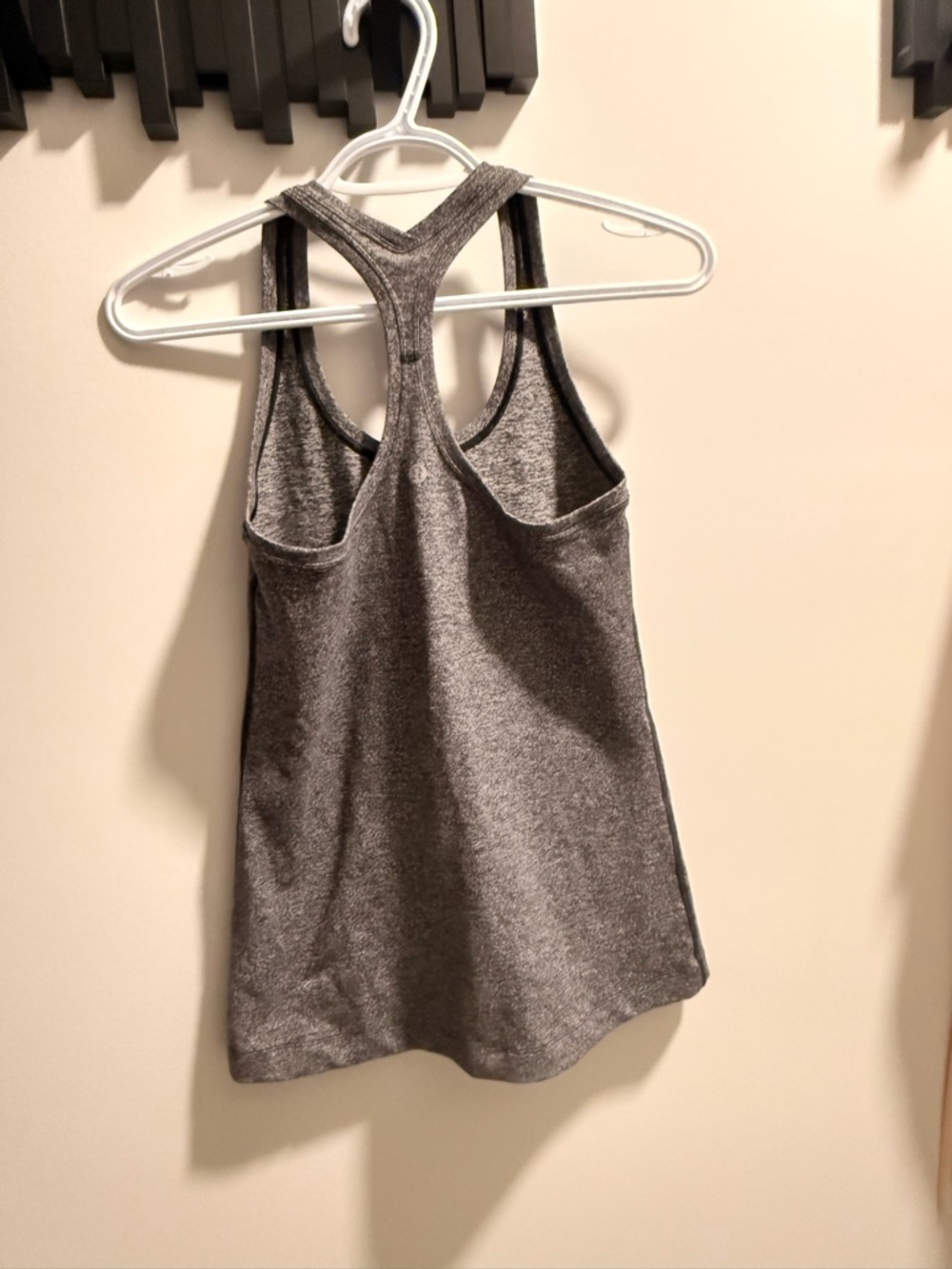 lululemon athletica Heathered Gray Racerback Tank - Picture 2 of 3